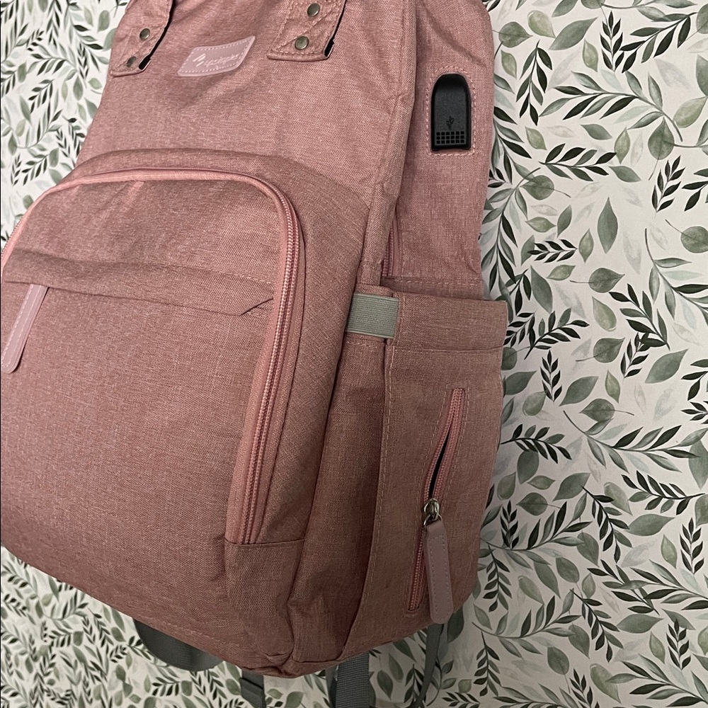 Stylish Pink Backpack - Picture 3 of 13
